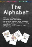 The Alphabet, letter and word work