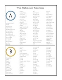 The Alphabet of Adjectives - US Spelling Edition