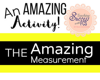Preview of The Amazing Measurement Activity