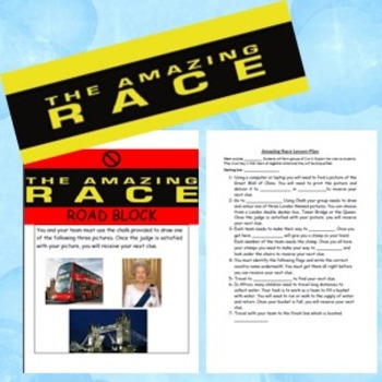 Preview of The Amazing Race Lesson Plan