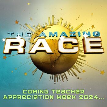 Preview of The Amazing Race Teacher Appreciation Week
