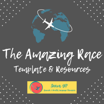 Preview of The Amazing Race Template & Resources