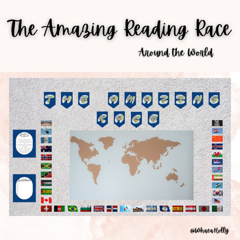 Preview of The Amazing Reading Race - Travel Around the World! **Increase reading mileage**