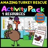 The Amazing Turkey Rescue 9 Resource Pack w BOOM CARDS
