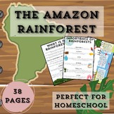 The Amazon rainforest family style home-school unit study