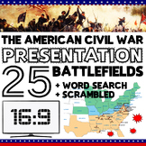 The American Civil War | 25 Significant Battlefields. 16:9