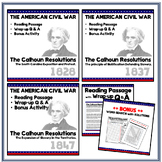 The American Civil War | Reading Passage. Calhoun Resoluti
