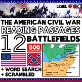 The American Civil War | Reading Passages. 12 Battlefields