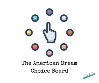 Preview of The American Dream Choice Board & Essay HyperDoc