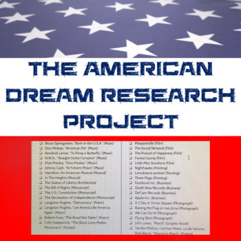 american dream research topic