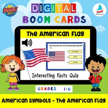 Preview of The American Flag Facts | U.S. Flag | American Symbols |  K-6 Social Studies