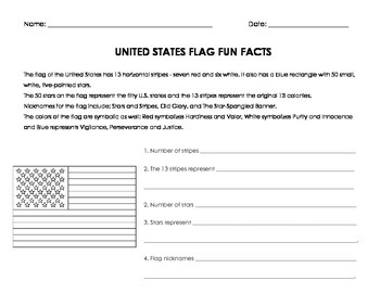 The American Flag Fun Facts & Pledge of Allegiance by SPED-tastic