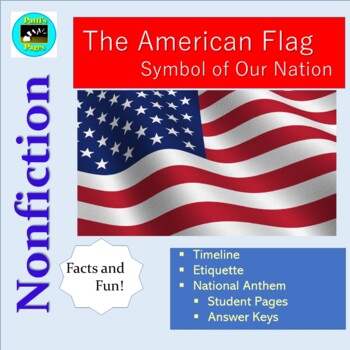 Preview of American Flag-- Interesting Facts and Activities Distance Learning