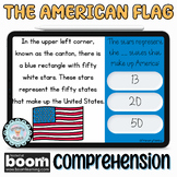 The American Flag: Reading Comprehension Boom™ Cards