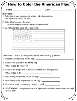 The American Flag Two Original Poems with Accompanying Activities