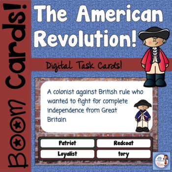 Preview of The American Revolution BOOM Cards
