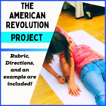 Preview of The American Revolution Hands On Project Activity Rubric Included