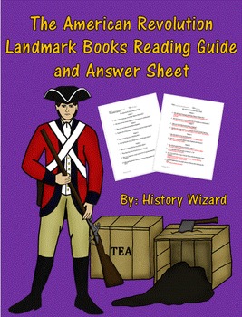 Preview of The American Revolution Landmark Books Reading Guide and Answer sheet
