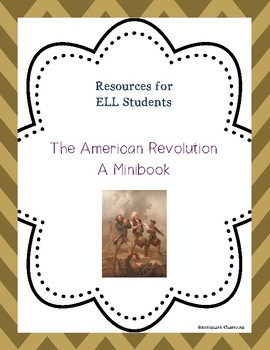 Preview of The American Revolution Minibook for ELL Students