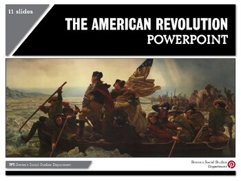 Preview of The American Revolution PowerPoint