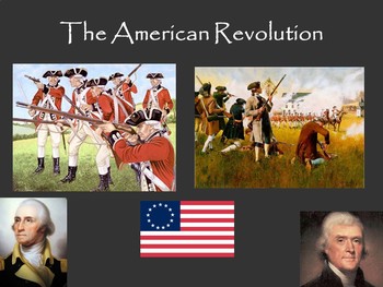 Preview of The American Revolution - PowerPoint and Guided Notes (Revolutionary War)