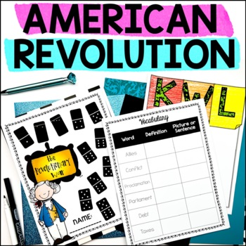 Preview of American Revolution | Revolutionary War Unit | Reading Comprehension Passages