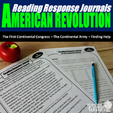The American Revolution Reading Responses
