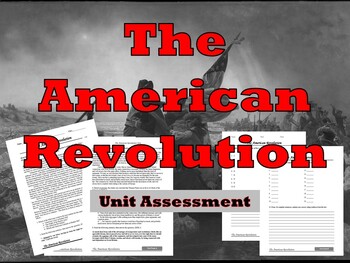 Preview of The American Revolution Reading Test