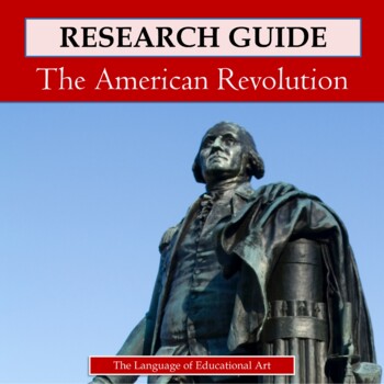 Preview of The American Revolution Research Paper Project — US History ELA — CCSS Rubric
