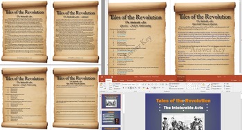 Preview of The American Revolution - The Intolerable Acts Complete Lesson