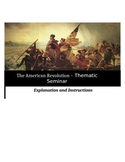 Socratic Seminar - The American Revolution - Common Core Aligned
