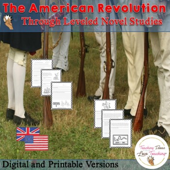 Preview of The American Revolution Through Leveled Novel Studies | Distance Learning