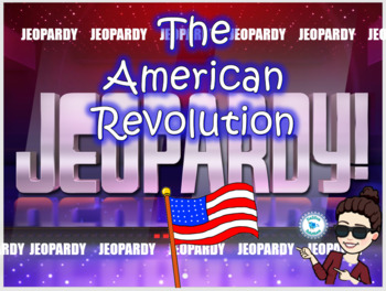 Preview of The American Revolution unit - Jeopardy Review Game