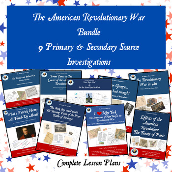 Preview of The American Revolutionary War Series Bundle