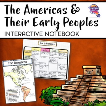 Preview of The Americas & Their Early Peoples Interactive Notebook Unit 6th Grade INB Maya