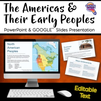 Preview of The Americas and Their Early Peoples EDITABLE PowerPoint Presentations