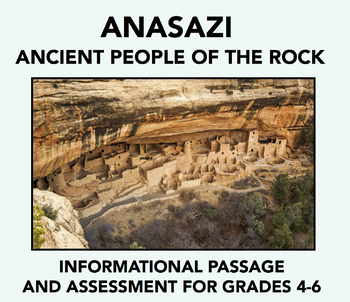Preview of The Anasazi: Ancient People of the Rock (Reading Comprehension Passage)