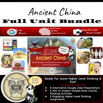 Preview of The Ancient China Unit Bundle