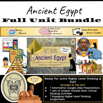 Preview of The Ancient Egypt Unit Bundle