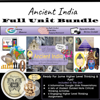 Preview of The Ancient India Unit Bundle