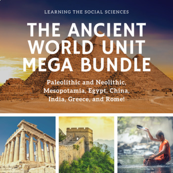 Preview of Ancient World History Bundle: Mesopotamia, Egypt, China, India, Greece, & Rome