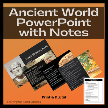 Preview of The Ancient World PowerPoints: Mesopotamia, Egypt, China, India, Greece & Rome