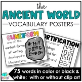 Ancient Civilization Vocabulary Posters for Social Studies
