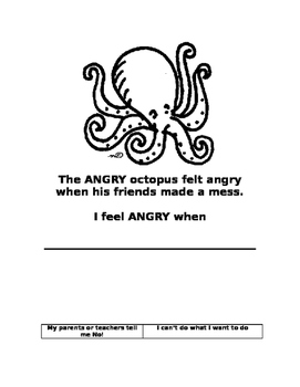 Preview of The Angry Octopus (activity)