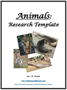 Preview of The Animal Research Template