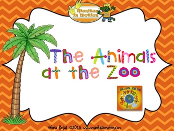 Preview of "The Animals at the Zoo" songbook Mp3 Digital Download