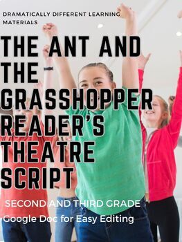 Preview of The Ant And The Grasshopper Reader's Theatre Script 2nd and 3rd Grade