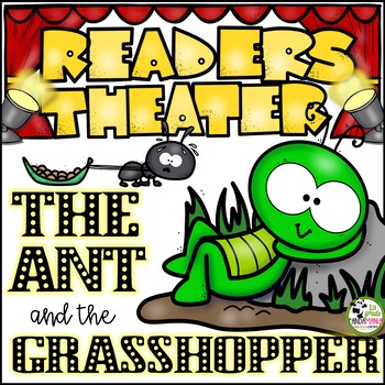 Preview of Readers Theater Script The Ant and the Grasshopper, Aesop's Fables and Folktales