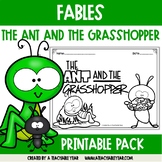 The Ant and the Grasshopper Fable | Activities and Worksheets