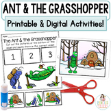 The Ant and the Grasshopper | Printable Activities & Digit